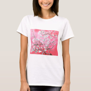 Van Gogh Almond Blossoms Pink Blau T-Shirt