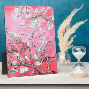 Van Gogh Almond Blossoms rosa blau Fotoplatte