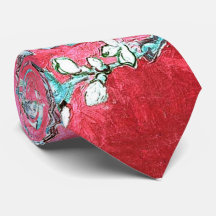 Van Gogh Almond Blossoms Rot Blau