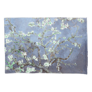 Van Gogh Almond Blossoms Steel Blue Kissenbezug