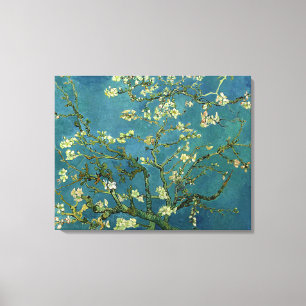 Van Gogh Almond blüht auf Tuch Leinwanddruck