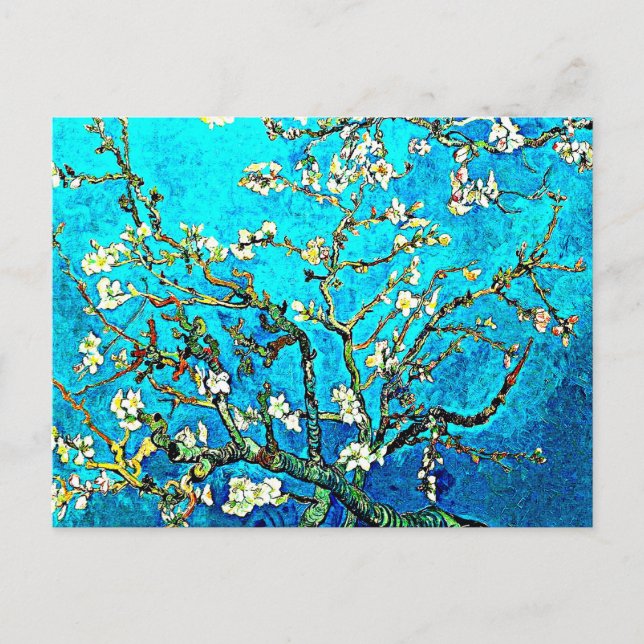 Van Gogh - Almond-Blüten Postkarte (Vorderseite)