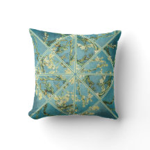 Van Gogh Almond Tree Coussin fracturé