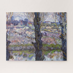 Van Gogh Ansicht von Arles Blühende Obstgärten Dru