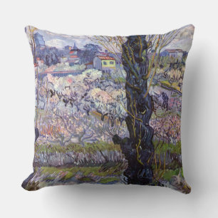 Van Gogh Ansicht von Arles Blühende Orte Kissen
