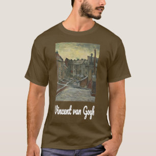 Van Gogh Art Backyards of Old Houses in Antwerpen T-Shirt