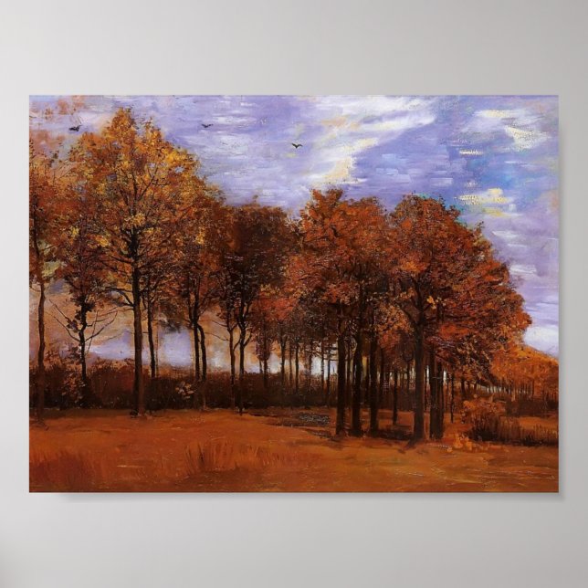 Van Gogh - Autumn Landscape Poster (Vorne)
