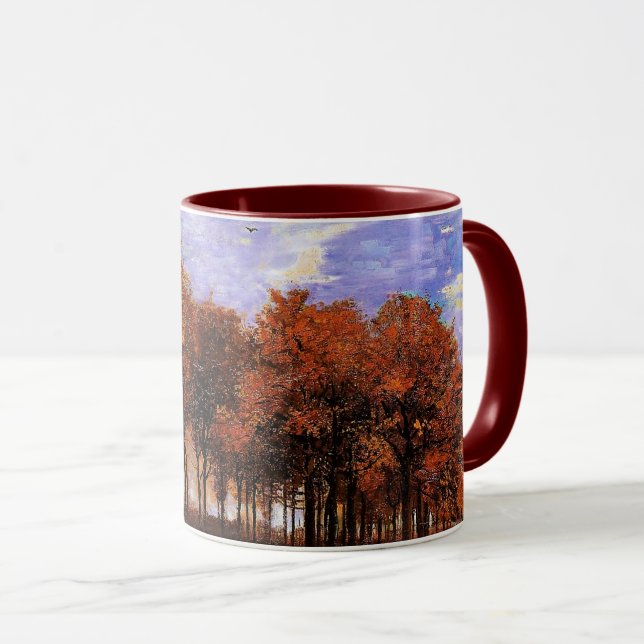 Van Gogh - Autumn Landscape, Tasse (VorderseiteRechts)