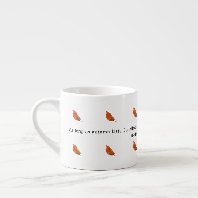 Van Gogh Autumn Quote Decor For Home Espressotasse (Links)