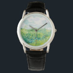 Van Gogh. Auvers für grüne Weizenfelder. Impressio Armbanduhr<br><div class="desc">Van Gogh "Green Wheat Fields,  Auvers" Uhr.</div>