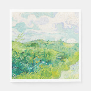 Van Gogh. Auvers für grüne Weizenfelder. Impressio Serviette
