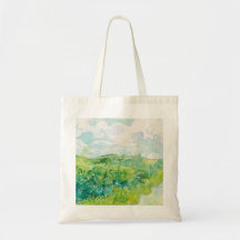 Van Gogh. Auvers für grüne Weizenfelder. Impressio