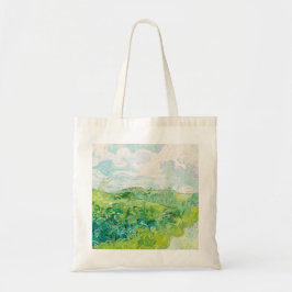 Van Gogh. Auvers für grüne Weizenfelder. Impressio Tragetasche