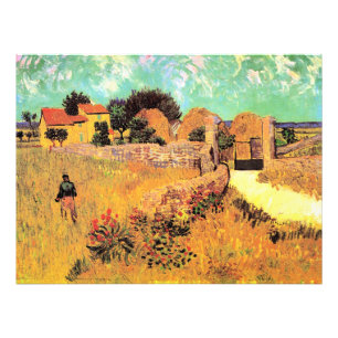 Van Gogh - Bauernhaus in der Provence, Fotodruck
