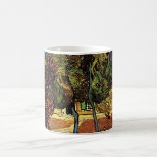 Van Gogh Bäume im Garten, Saint Paul Hospital Kaffeetasse