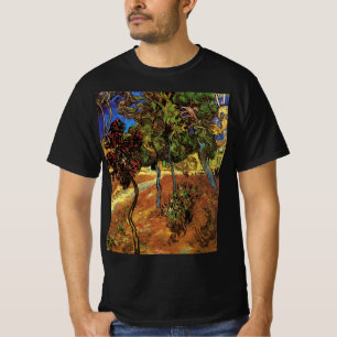 Van Gogh Bäume im Garten, Saint Paul Hospital T-Shirt