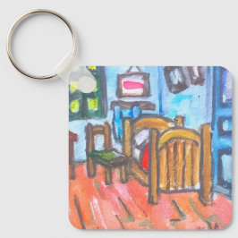 Van Gogh Bedroom mini  Schlüsselanhänger