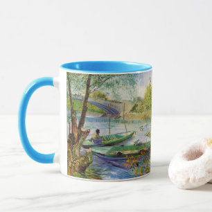 Van Gogh beim Fischen im Frühling, Pont de Clichy Tasse