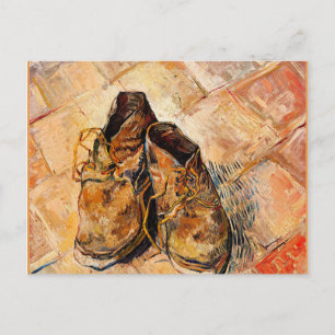 Van Gogh berühmtes Gemälde, Schuhe, Postkarte