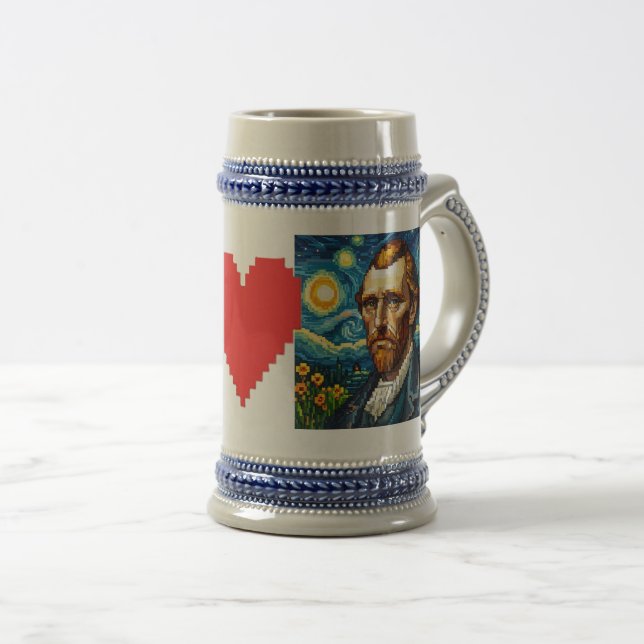 Van Gogh ♡ Bierglas (VorderseiteRechts)