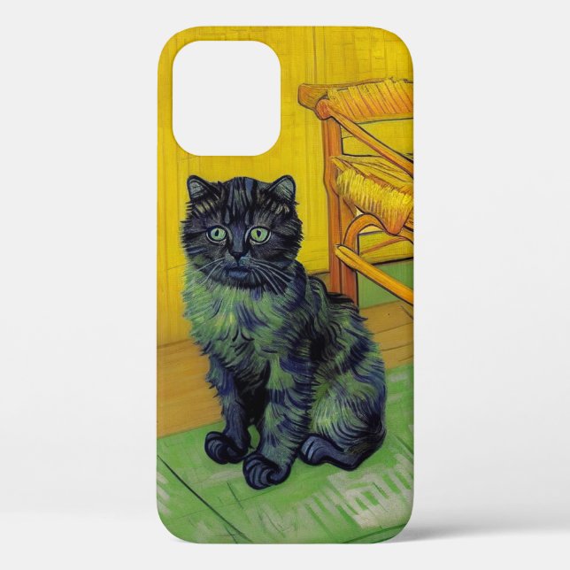 Van Gogh Black Cat Case-Mate iPhone Hülle (Rückseite)