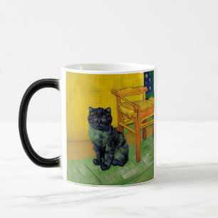 Van Gogh Black Cat Verwandlungstasse