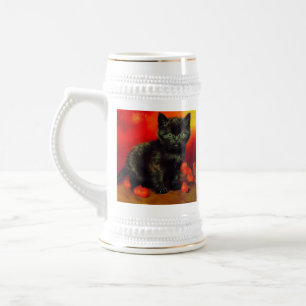 Van Gogh Black Kitten Bierglas
