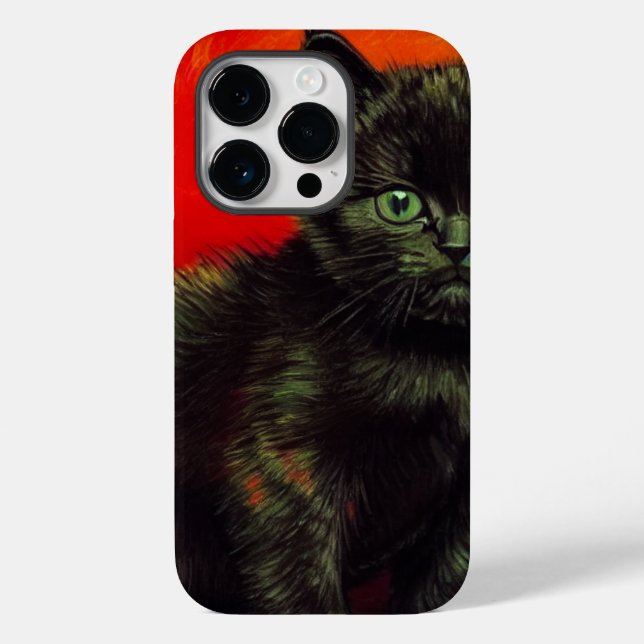 Van Gogh Black Kitten Case-Mate iPhone 14 Pro Hülle (Rückseite)