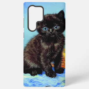 Van Gogh Black Kitten mit Yarn Samsung Galaxy Hülle