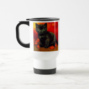 Van Gogh Black Kitten Reisebecher