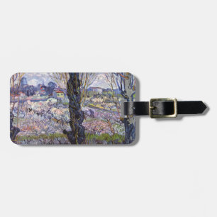 Van Gogh Blick auf Arles blühender Garten Gepäckanhänger