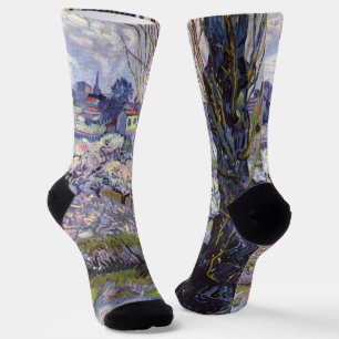Van Gogh Blick auf Arles blühender Garten Socken