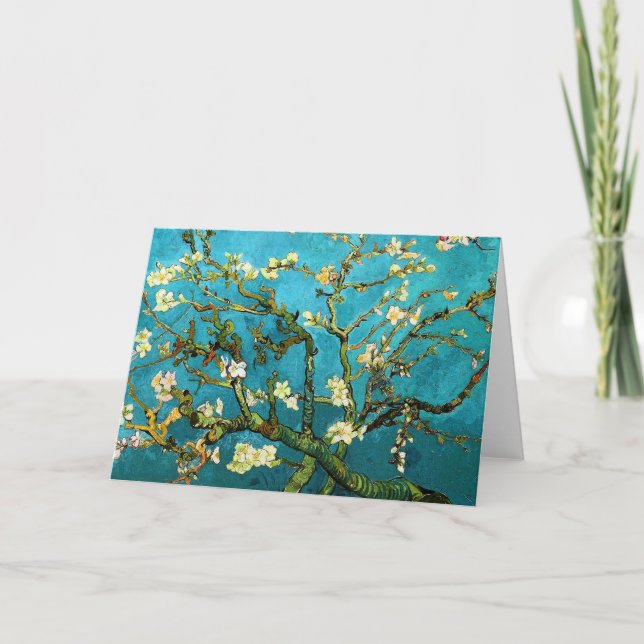 Van Gogh Blossomation Almond Tree Kunstvoll wander Karte (Vorderseite)