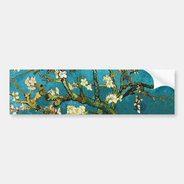Van Gogh Blossoming Almond Tree (F671) Kunstkunst Autoaufkleber (Vorne)