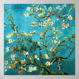 Van Gogh Blossoming Almond Tree (F671) Kunstkunst Poster