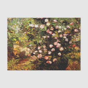 Van Gogh - blühende Rose Bush Seidenpapier