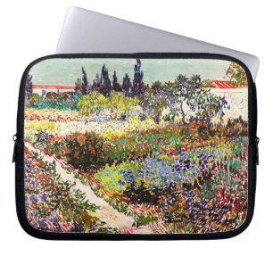 Van Gogh blühender Garten in Arles Florale Kunst Laptopschutzhülle