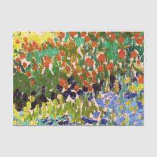Van Gogh Blühender Garten in Arles Florale Kunst Seidenpapier