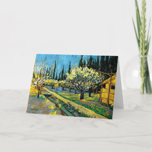 van gogh - Blühender Obstgarten, Karte