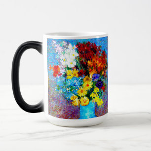 Van Gogh-Blume in einer Blauen Vase Verwandlungstasse