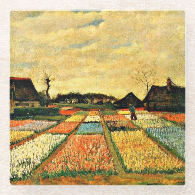 Van Gogh - Blume in Holland Glasuntersetzer (Vorderseite)