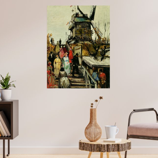 Van Gogh - Blute-Fin Mill Poster (Wohnzimmer 3)