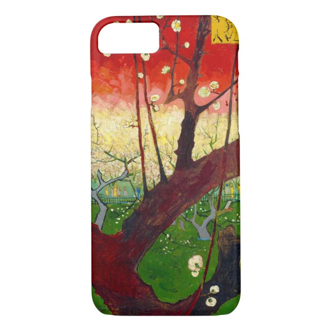 Van Gogh Blütenbaum nach Hiroshige Case-Mate iPhone Hülle (Rückseite)