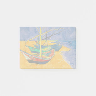 Van Gogh Boote Impressionismus Strand Post-it Klebezettel