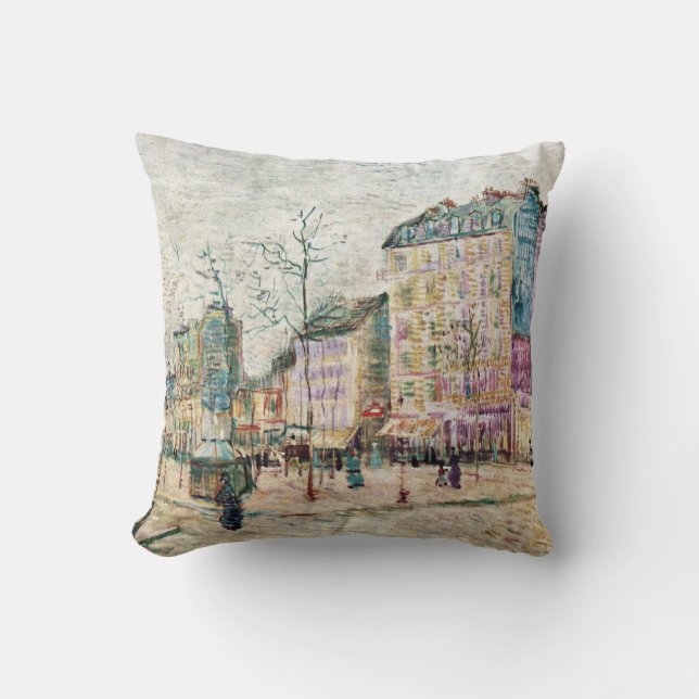 Van Gogh: Boulevard de Clichy Kissen (Vorderseite)