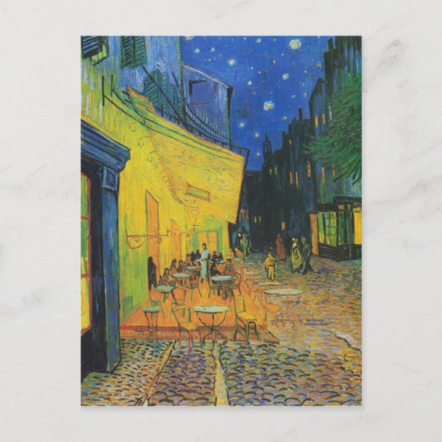 Van Gogh | Cafe Terrace Adressänderung Ankündigungspostkarte (Vorderseite)