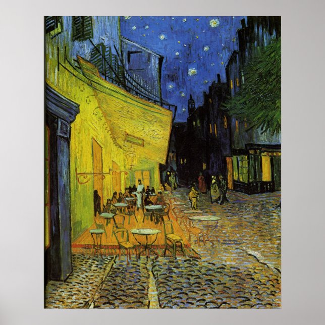 Van Gogh; Cafe Terrace at Night Poster (Vorne)