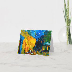 Van Gogh Café Terrace bei Nacht Einladung