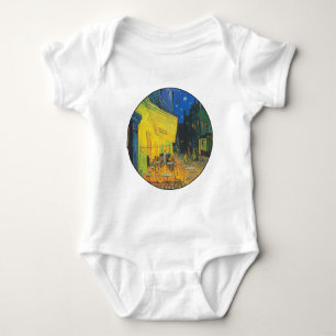 Van Gogh Cafe Terrace French Street Scene Baby Strampler