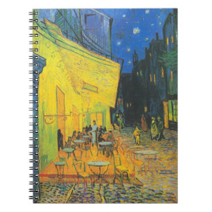 Van Gogh Cafe Terrace French Street Scene Notizblock